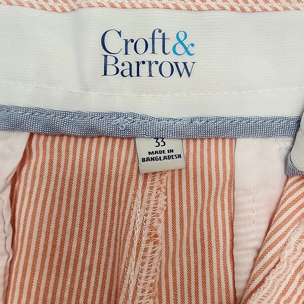 Men's short‎ Croft&Barrow, size 33, striped